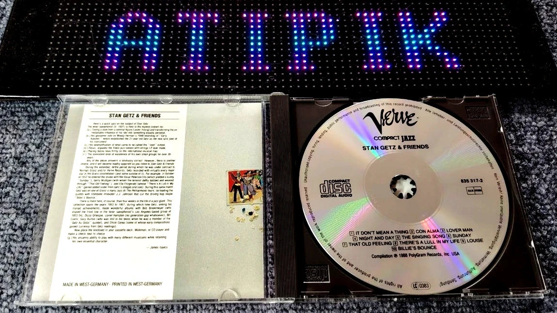 🎷 Stan Getz & Friends - Jazz Compacto - Joya Rara Alemania Occidental 💕 – photo 3